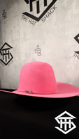 Biggar Hats “Waggoner” 10x Pink Felt 6in Crown/ 4.5in Brim