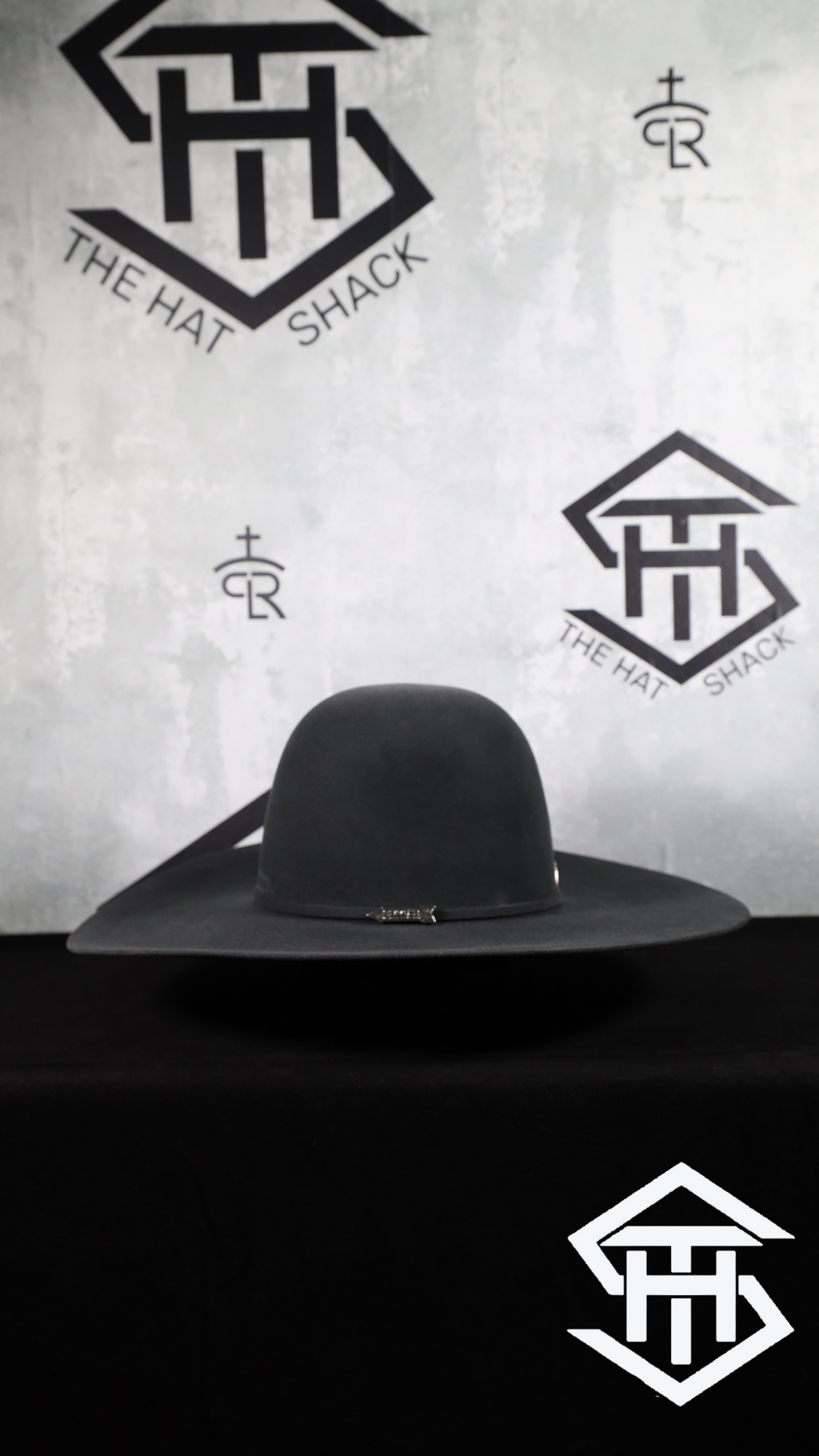 Biggar 10x Gunmetal 6in Crown/5in Brim