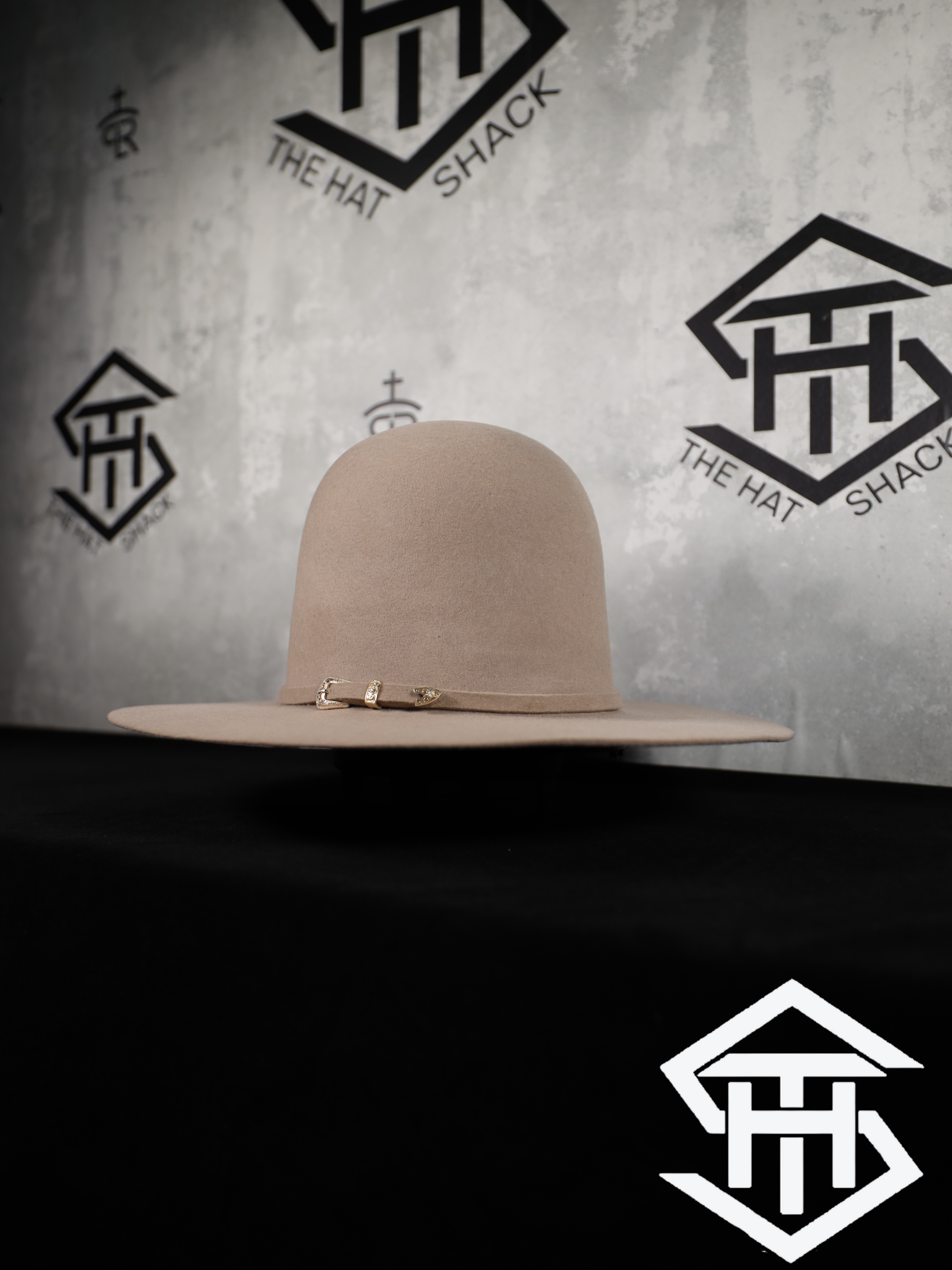 THS " Sahara " 7in. Tall Crown / 3.75in. Brim Wool Felt Hat