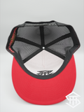 THS Red / Black Logo 2 Logo Flatbill Snapback