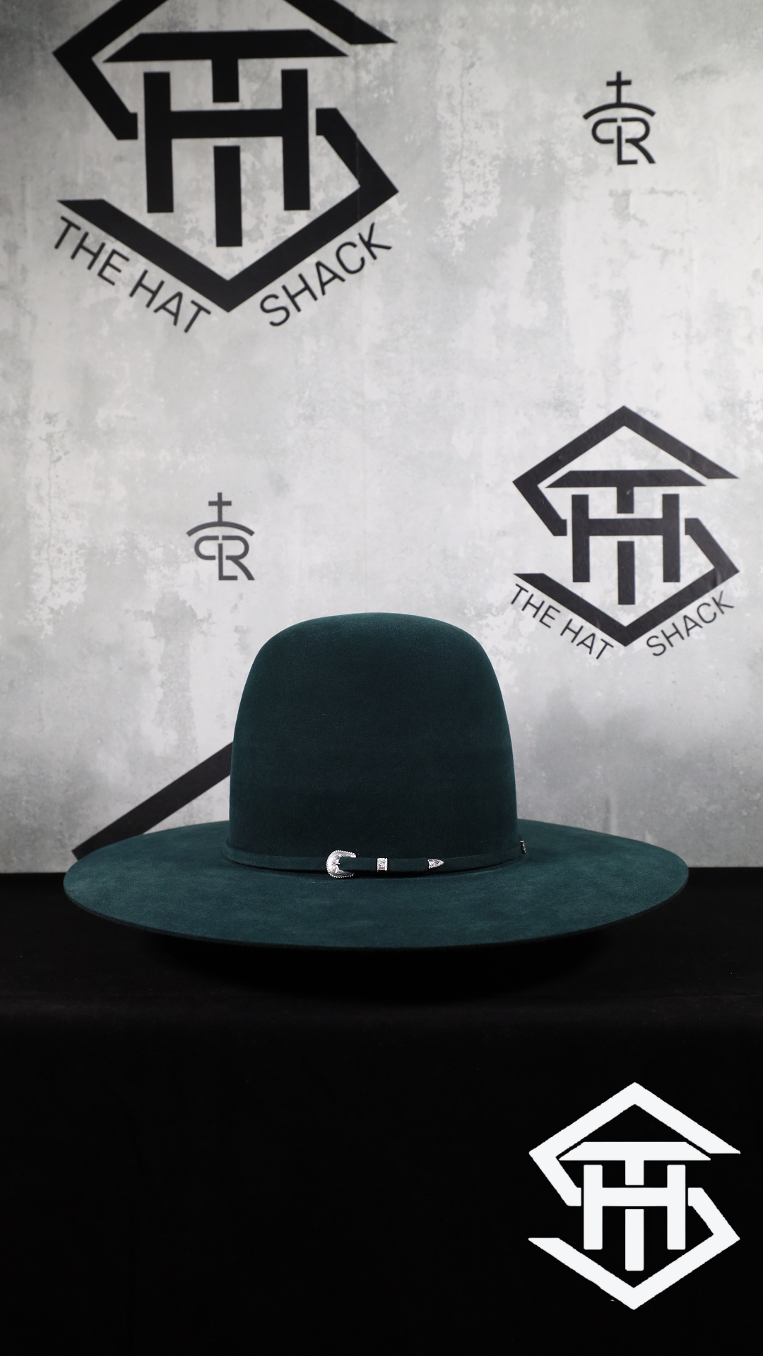 6X Tacchino Green 7in. Tall Crown / 4.25in. Brim