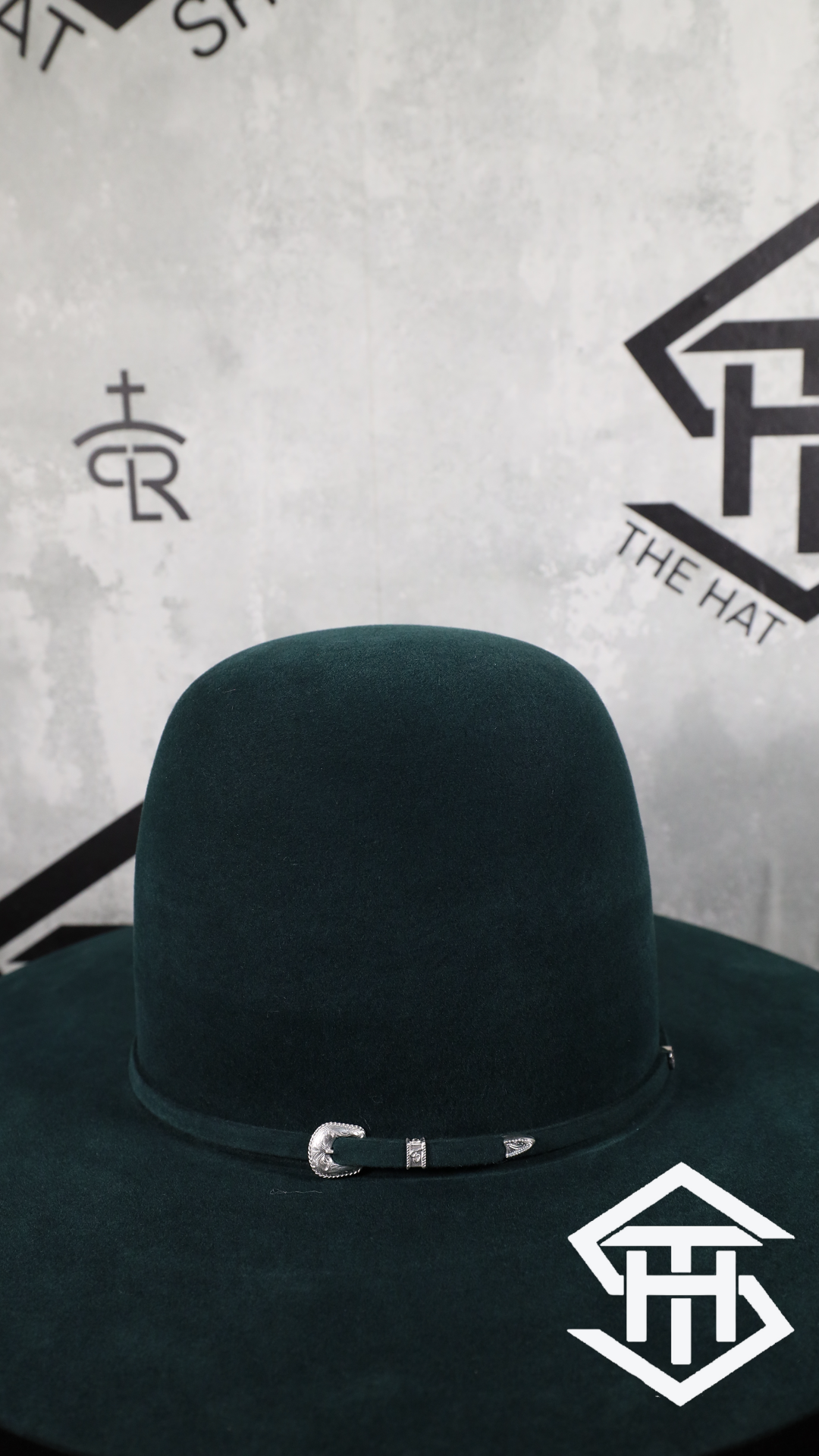 6X Tacchino Green 7in. Tall Crown / 4.25in. Brim