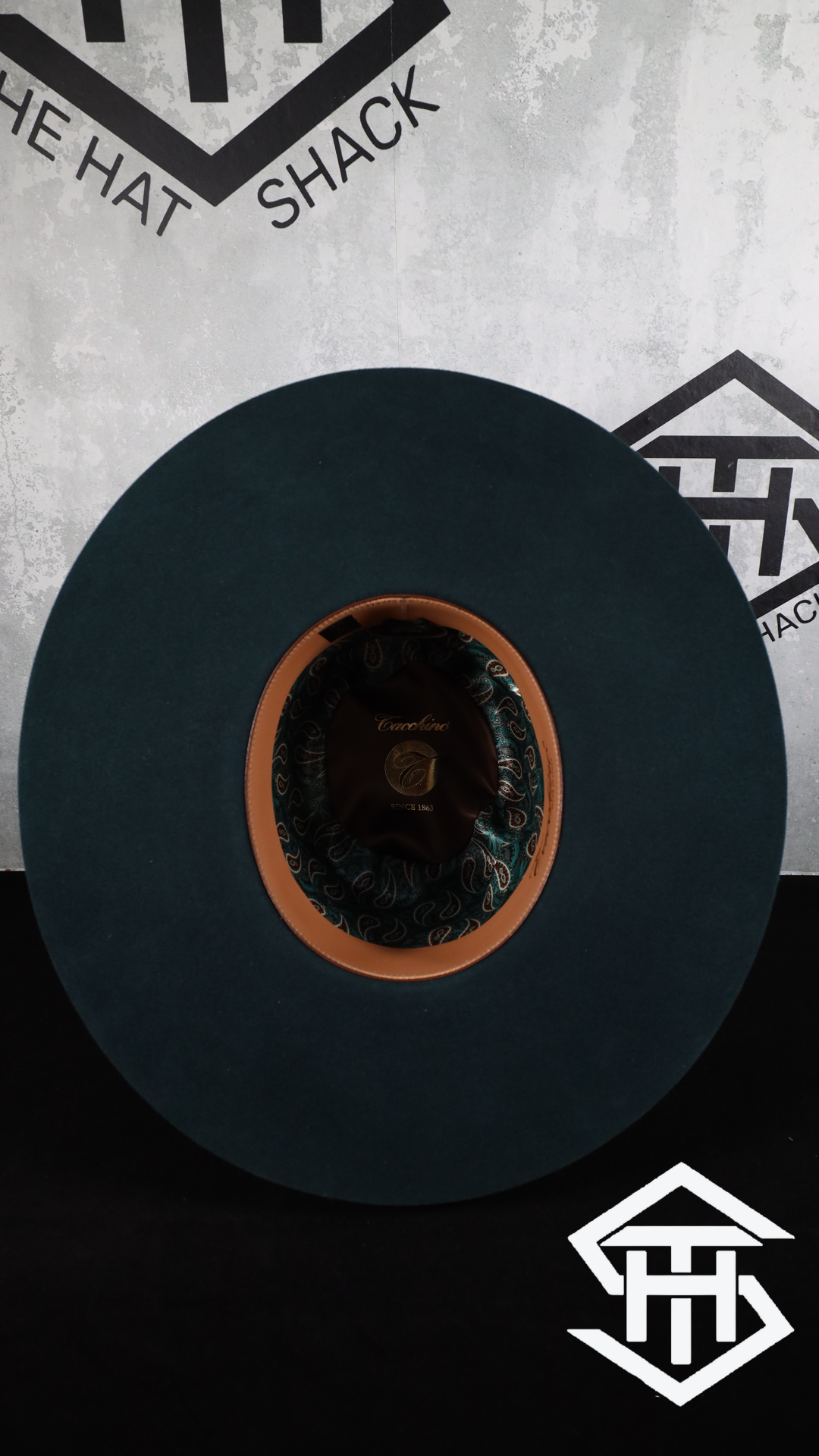 6X Tacchino Green 7in. Tall Crown / 4.25in. Brim