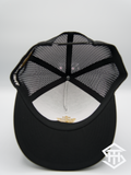 RLP Black / Gold Logo Flatbill Snapback