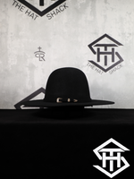 THS Black 6in. Crown / 3.75in. Brim Wool Felt Brim