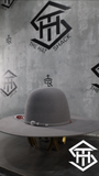 10X Tacchino Light Grey 6in. Regular Crown / 4.5in. Brim