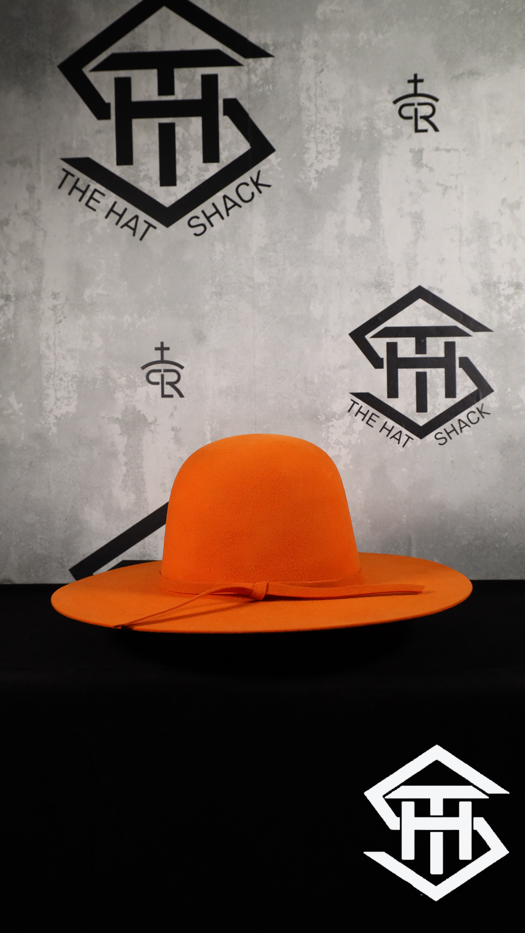 THS 4x Orange Wool Felt 6in Crown / 4.25 in Brim