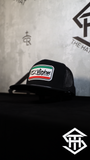 El Viejon " Tracks " Black Flat Visor Snapback