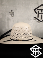 THS White Peak 6in. Crown / 4in. Brim Straw Hat