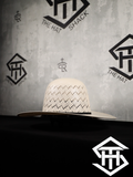 THS White Peak 6in. Crown / 4in. Brim Straw Hat