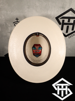 THS White Peak 6in. Crown / 4in. Brim Straw Hat