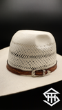 Tooled Leather Hatband 01