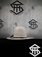 THS White Peak 7in. Tall Crown / 4in. Brim Straw Hat
