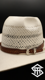 Tooled Leather Hatband 02