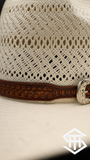 Tooled Leather Hatband 02