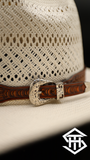 Tooled Leather Hatband 02