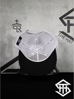 THS SnapBack 14 Black/White & Turquoise logo