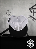 THS SnapBack 14 Black/White & Turquoise logo