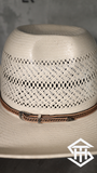 Tooled Leather Hatband 04