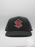 THS Black / Red Logo 2 Flatbill Snapback