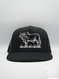 THS "Brahmer Tamer" Black Flatbill Snapback