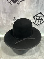THS 7x Black 7in Tall Crown/ 4in Brim with Black Bound Edge