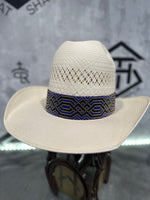 Elastic Beaded Hatband 052  1.75” Wide