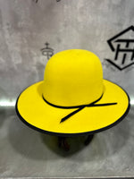 THS 4x Neon Yellow 6in Crown / 3.5in Brim Black Bound Edge