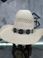 Elastic Beaded Hatband 047  1-1/8” Wide