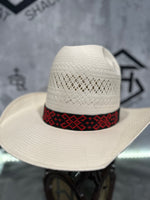 Elastic Beaded Hatband 044  1-1/8” Wide