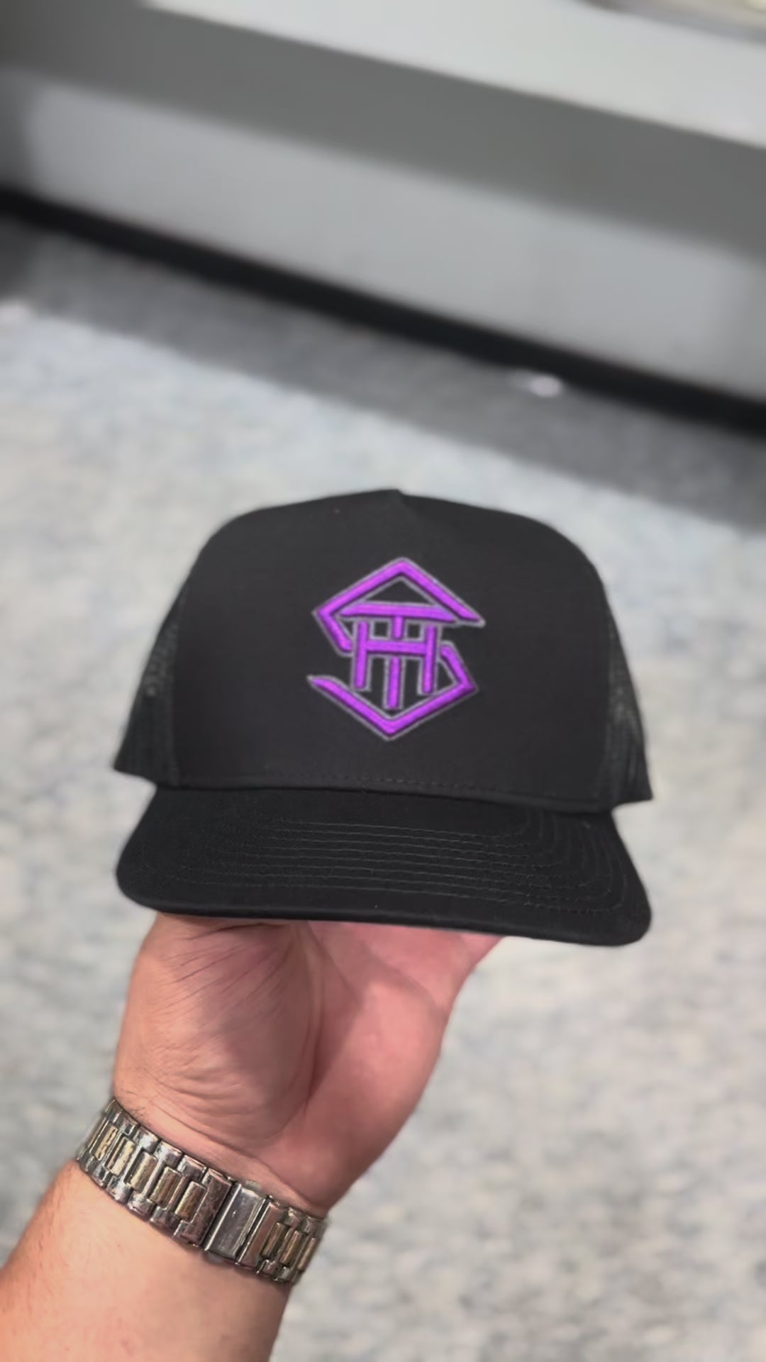 THS SnapBack 19 Black/ Purple