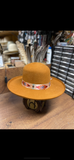 Stone Hats Premium Wool Fashion Felt 6in Crown/ 4in Curled Flat Brim