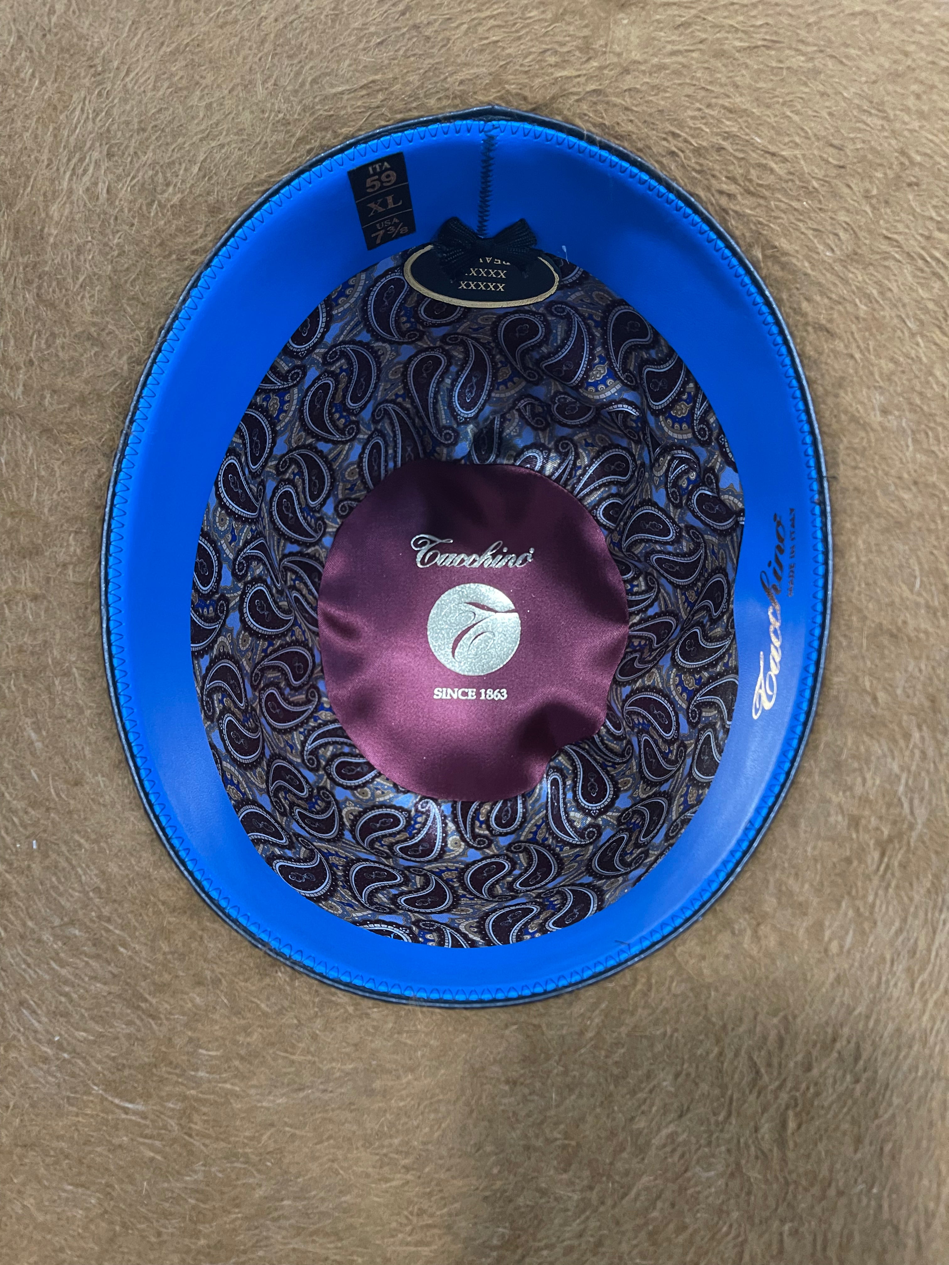 10x Gold Tacchino Hat Co. Grizzly Tall Crown/ 4in Brim