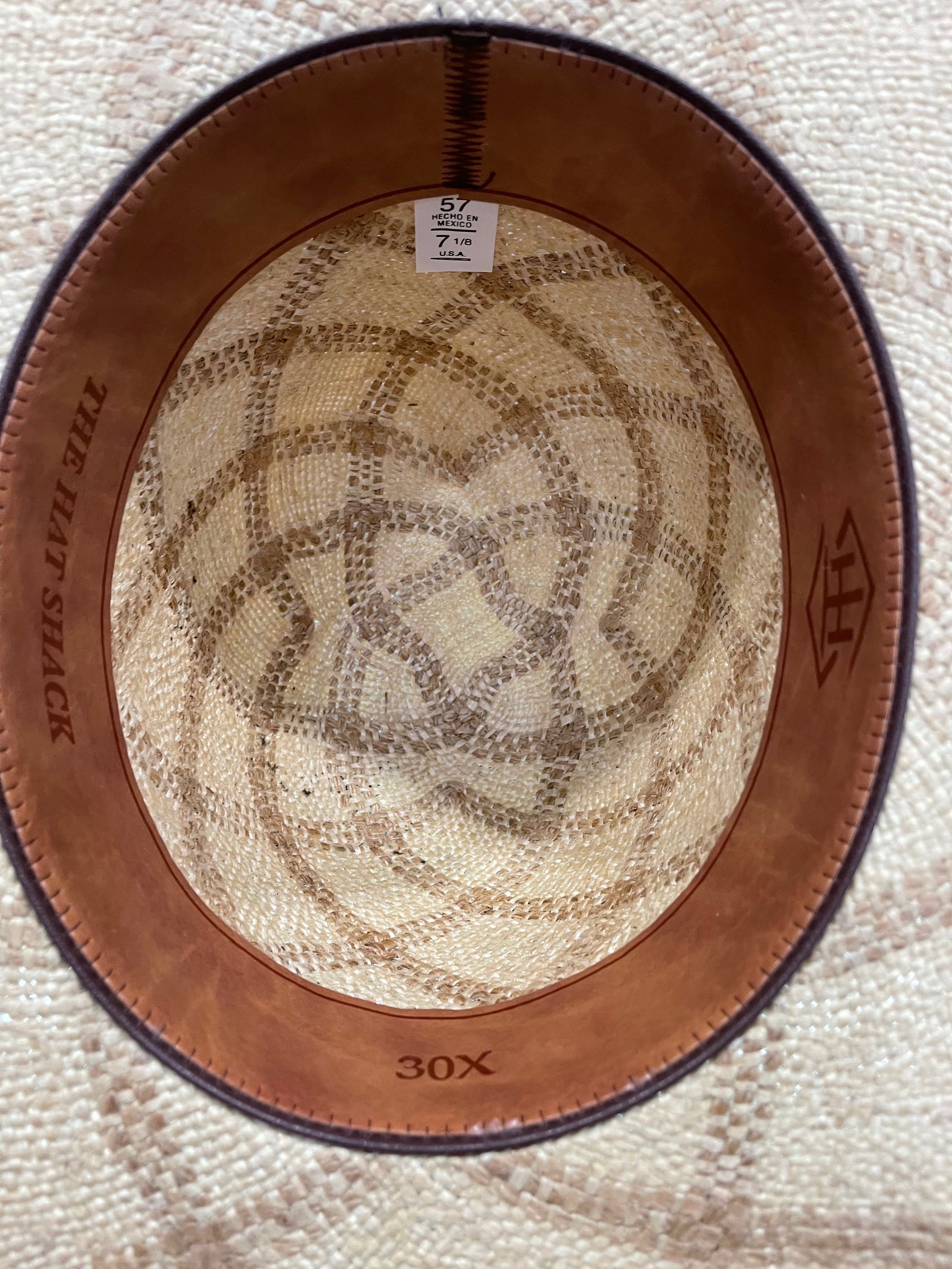 THS “Jute” 6in Crown/ 4.75in Brim Black Bound Edge