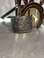 Horse Buckle 03 Silver & Gold