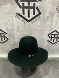 6x Deep Green Tacchino Hat Co. 7in Tall Crown/ 4.25in Brim