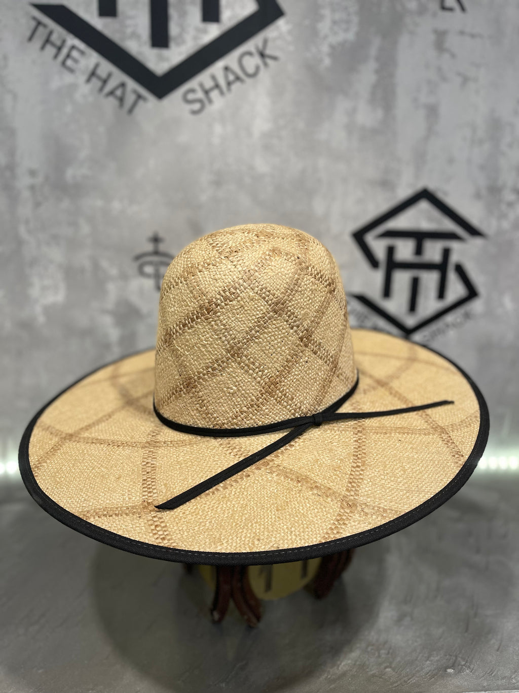 THS “Jute” 6in Crown/ 4.75in Brim Black Bound Edge