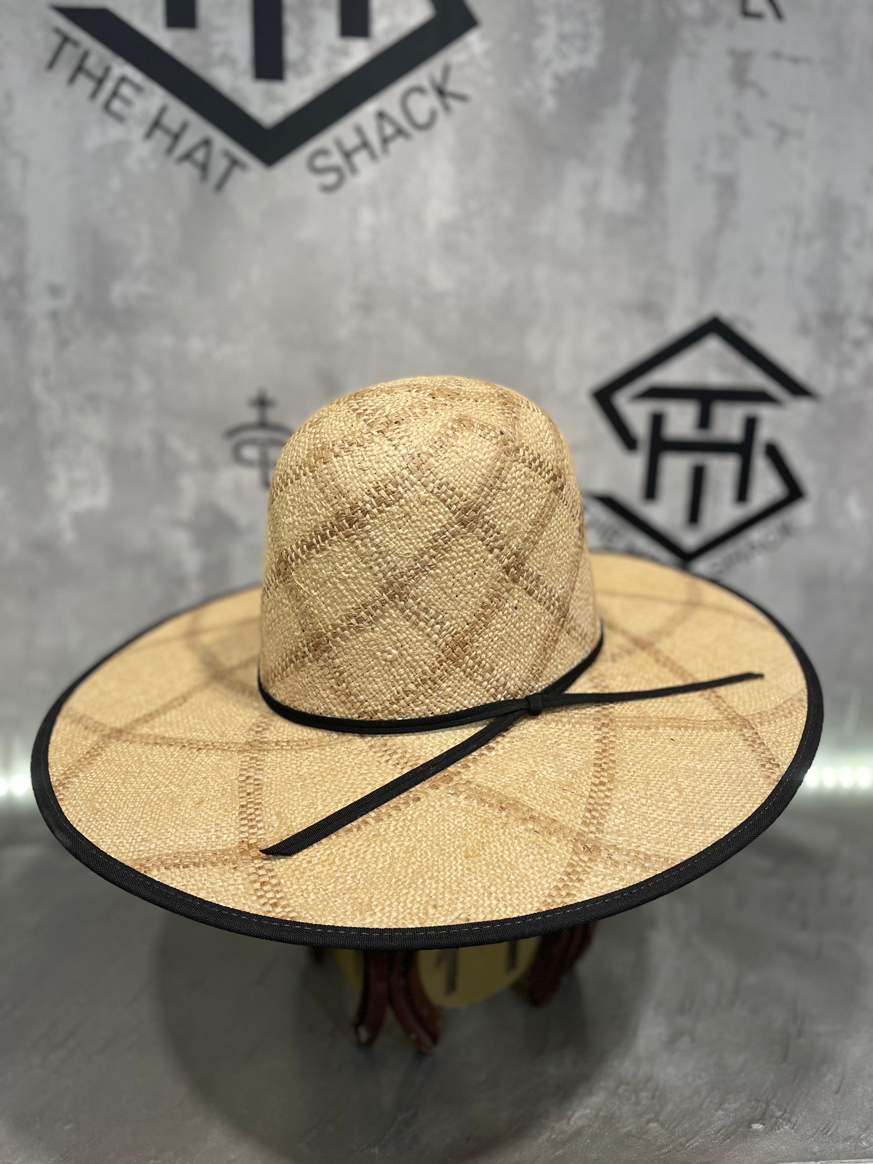 THS “Jute” 6in Crown/ 4.75in Brim Black Bound Edge