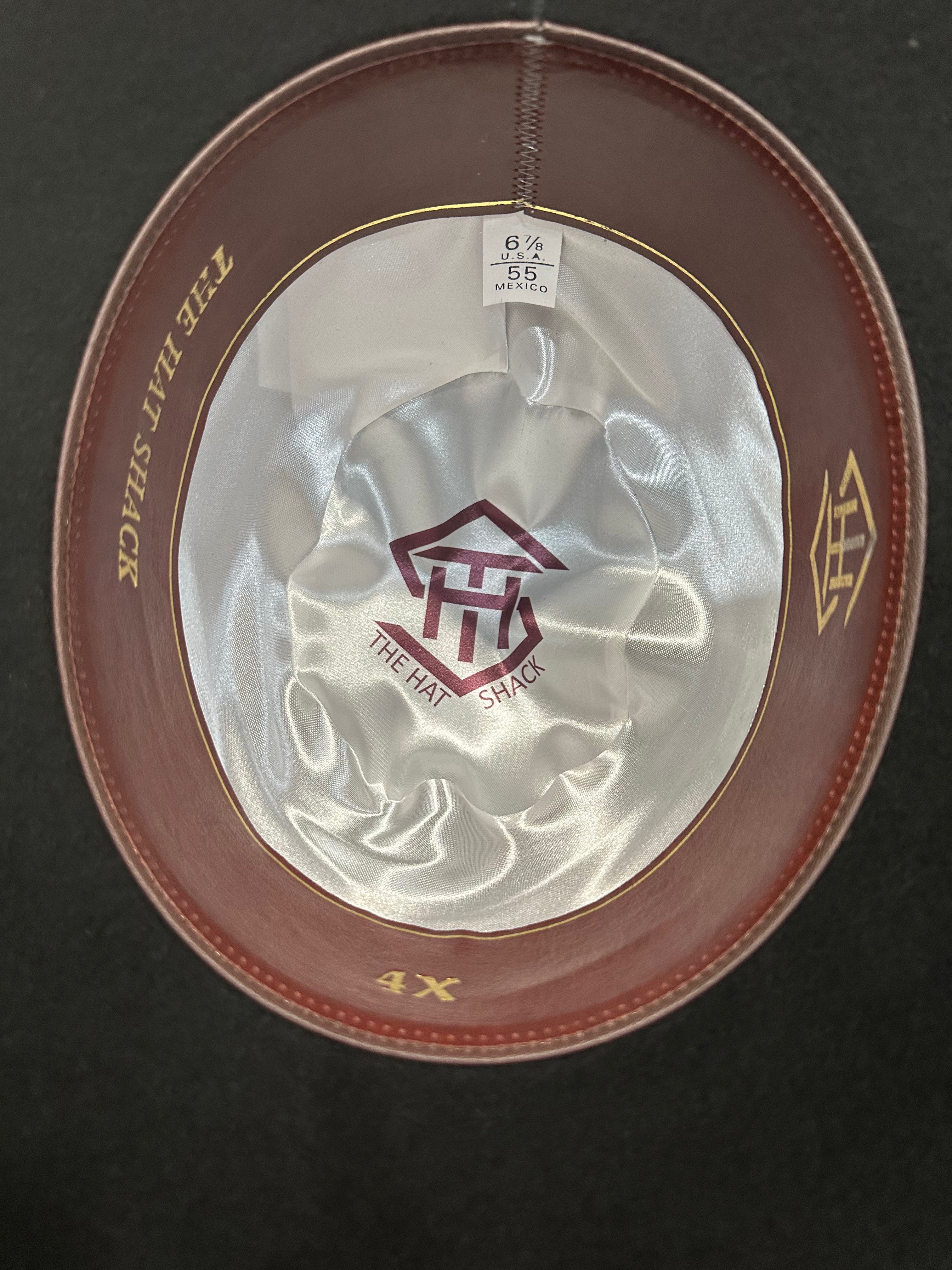 THS Youth 4x Black Wool Felt 6in Crown / 4in Brim