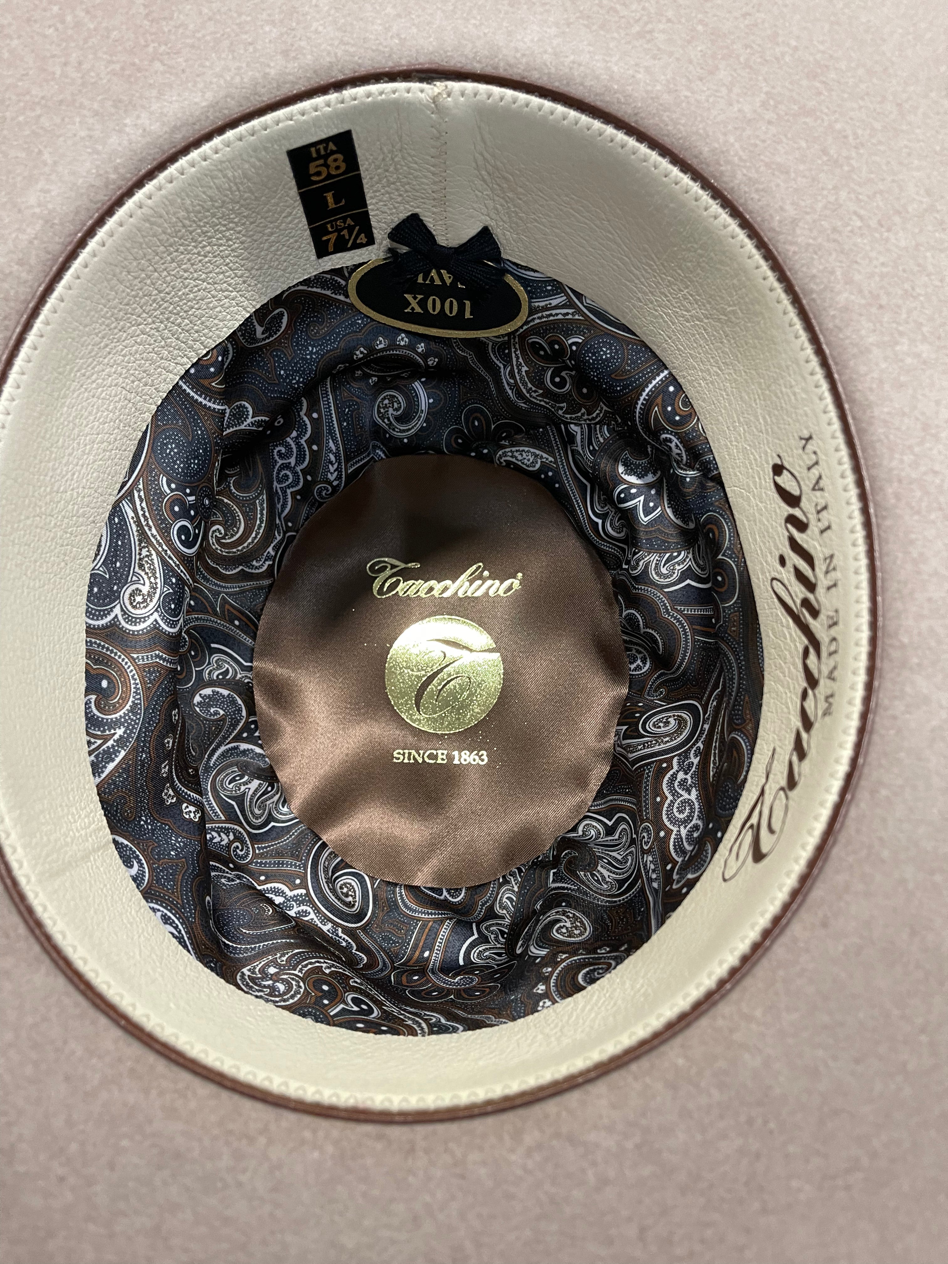 100x Natural Tacchino Hat Co. 6in crown / 4.25in brim