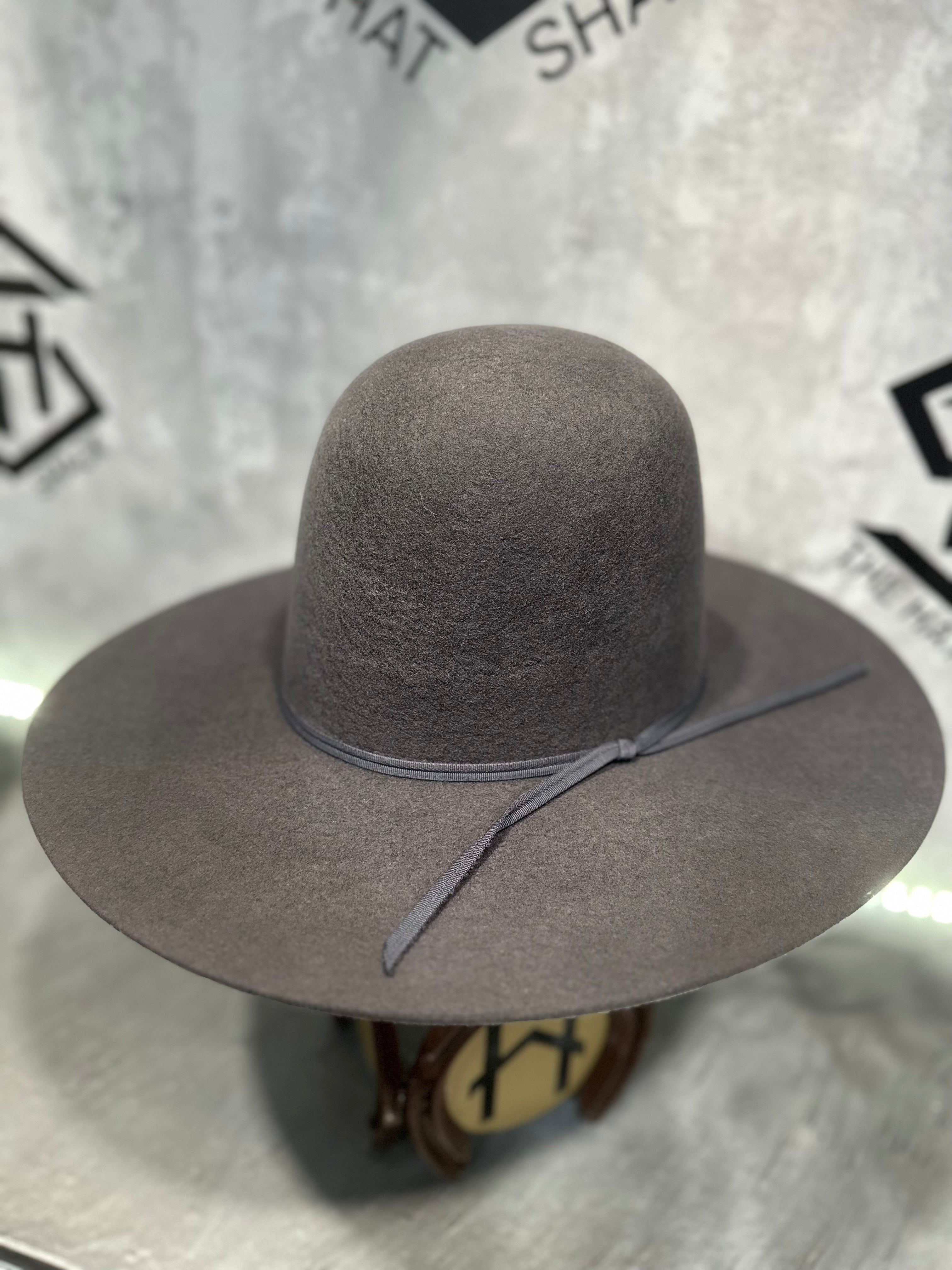 Youth THS 4x Charcoal Wool Felt 6in Crown/ 4in Brim