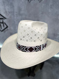 Elastic Beaded Hatband 006 1.25” Wide
