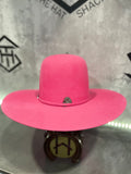 Biggar Hats “Waggoner” 10x Pink Felt 6in Crown/ 4.5in Brim