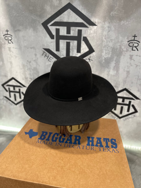 Biggar Hats “Honcho” 40x Black Felt 6in Crown/ 5in brim