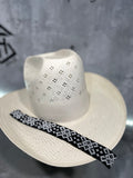 Elastic Beaded Hatband 005 1” Wide
