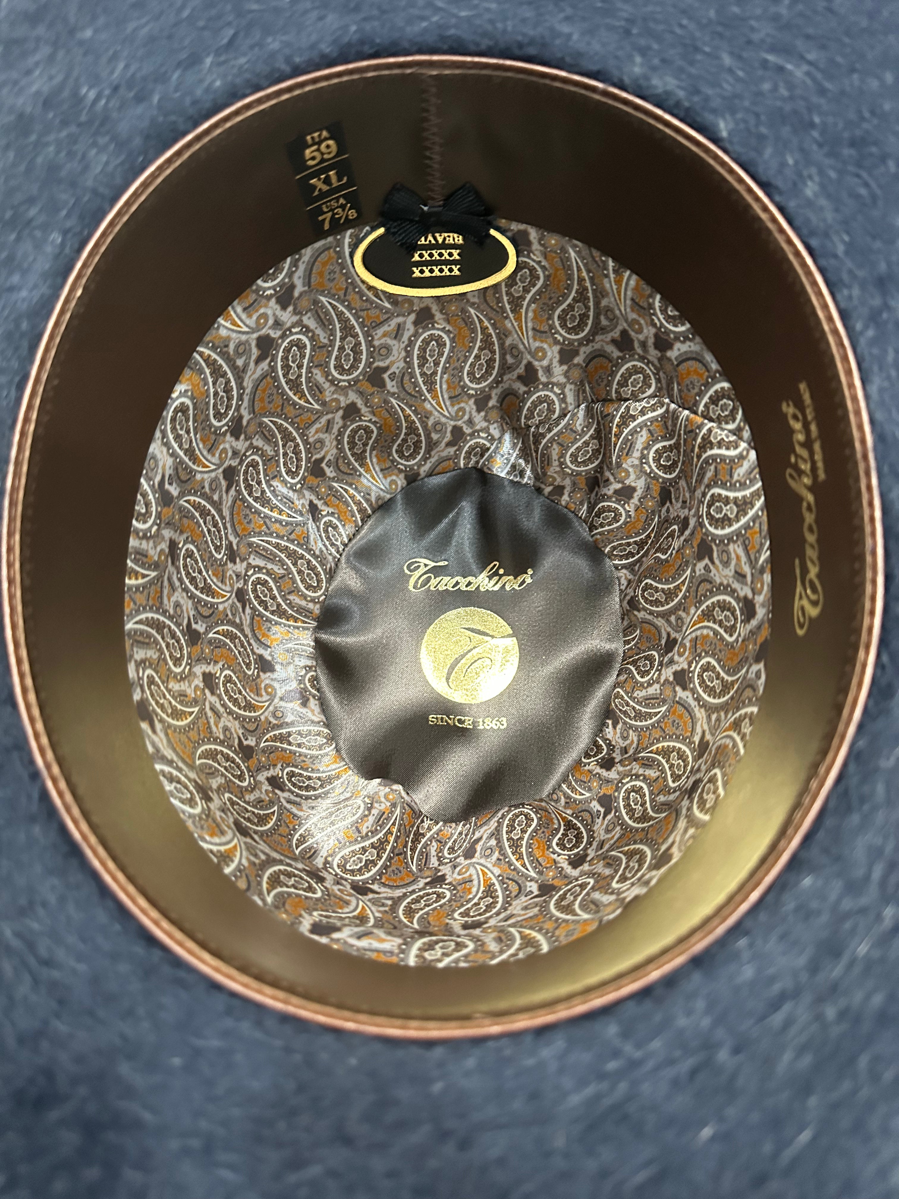 10x Navy Blue Grizzly Tacchino Hat Co.  Tall Crown/ 4.25in Brim