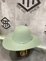 6x Aqua Tacchino Hat Co. 6in Crown/ 4.25in Brim