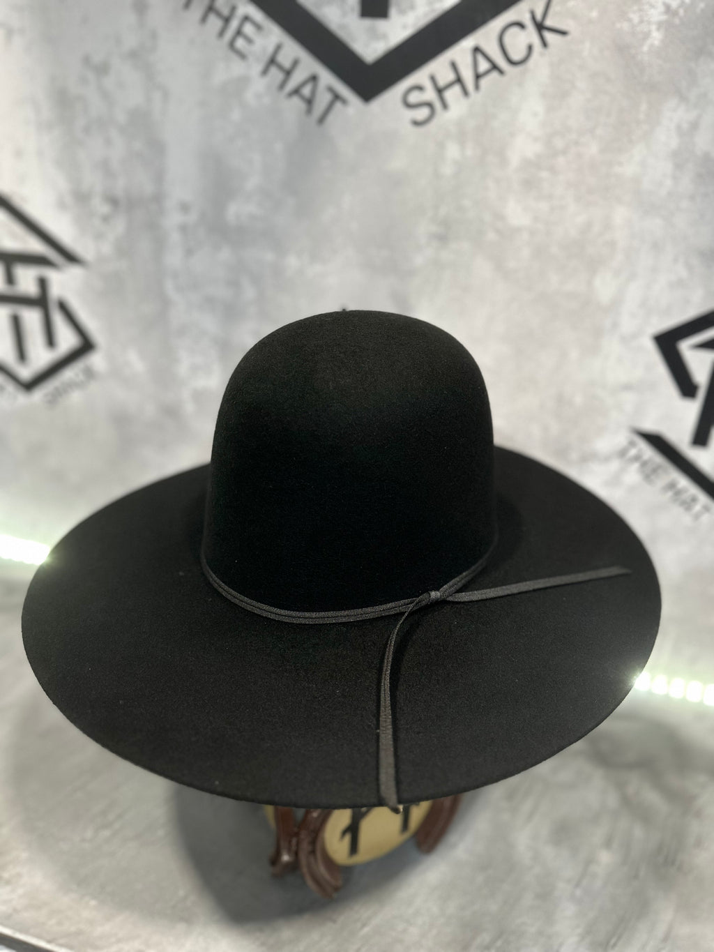 THS Youth 4x Black Wool Felt 6in Crown / 4in Brim