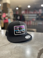 Lazy J Ranch Wear Black & Black 4” Sunset Cap