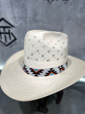 Elastic Beaded Hatband 007 1” Wide